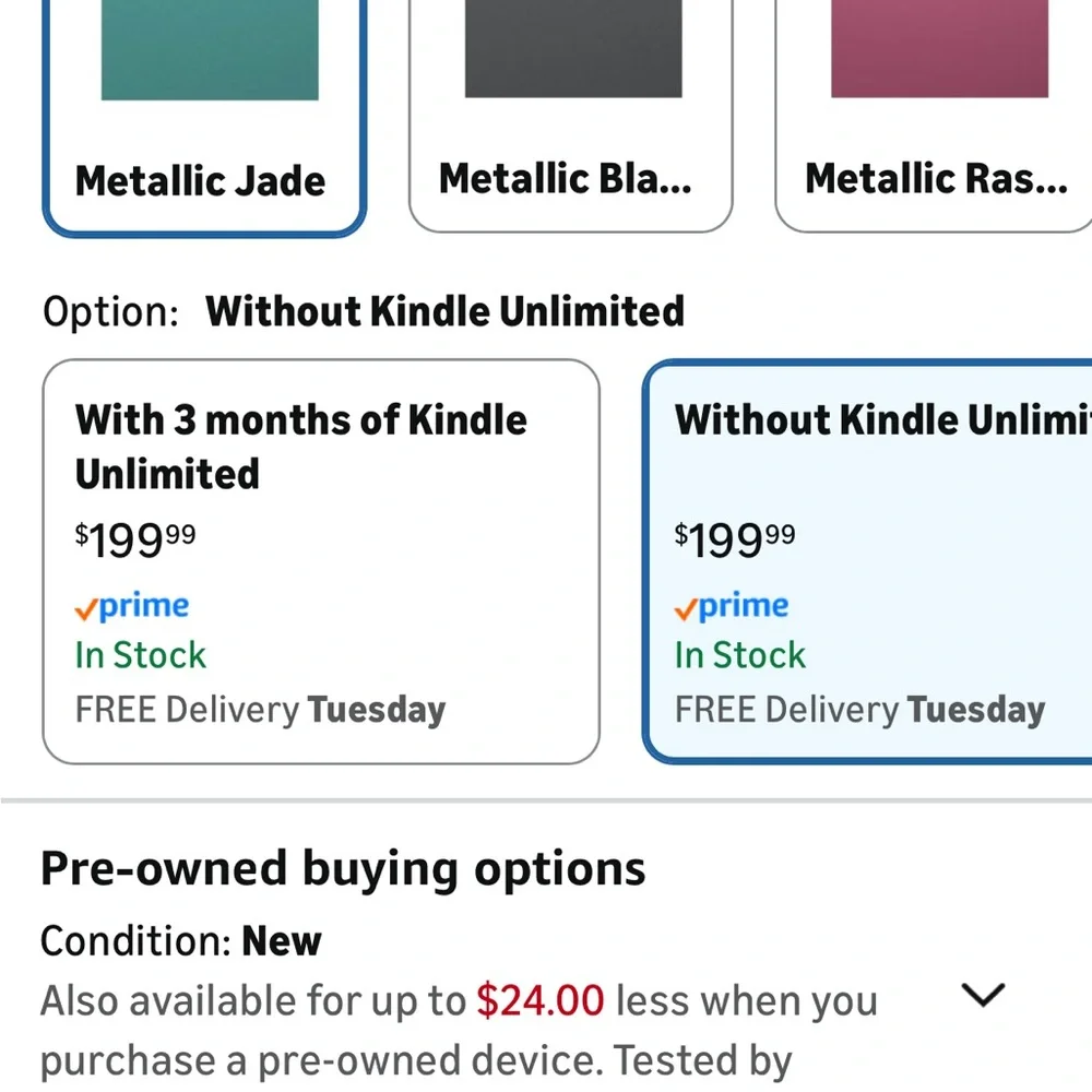 Kindle Paperwhite Signature Edition
(12th generation) - Picture 6 of 10